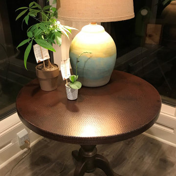 30" Round Hammered Copper Table Top (TTR30DB)