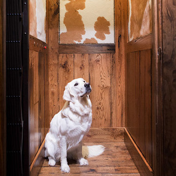 Rustic Log Cabin Elevator