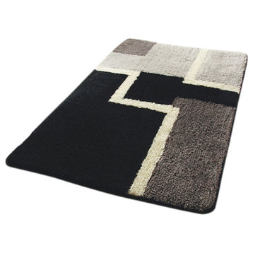 Naomi - Modern Wool Throw Rugs (17.7 by 25.6 inches)
