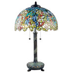 Dale Tiffany - Dale Tiffany TT18374 Jacques Laburnum, 3 Light Tiffany Table Lamp - This stunning Jacques Laburnum Tiffany Table LampJacques Laburnum 3 L Golden Antique Bronz *UL Approved: YES Energy Star Qualified: n/a ADA Certified: n/a  *Number of Lights: 3-*Wattage:75w E26 Medium Base bulb(s) *Bulb Included:No *Bulb Type:E26 Medium Base *Finish Type:Golden Antique Bronze