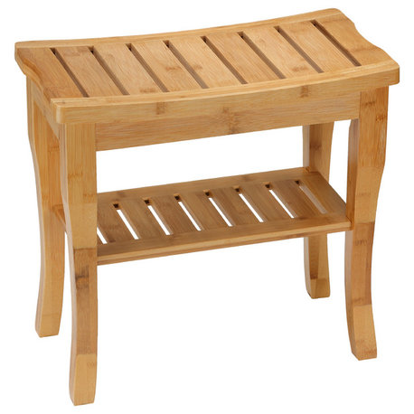Cortesi Home CH-DB900301 Mack Natural Bamboo Bench, Small