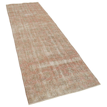 Rug N Carpet - Handwoven Oriental 3' 0" x 9' 8" Antique Floor Runner Rug