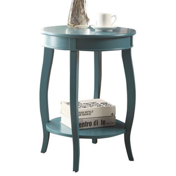 Bowery Hill End Table in Teal