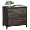 Sauder Steel River Engineered Wood Lateral File in Carbon Oak Finish