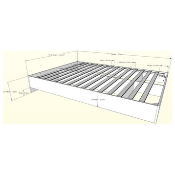 Nexera 345403 Full Size Platform Bed White