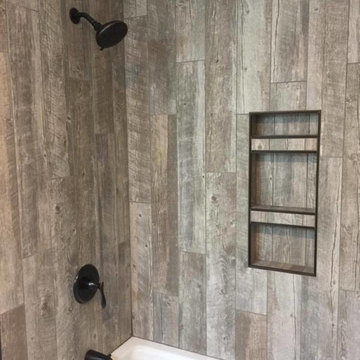 Wood Tiled Shower