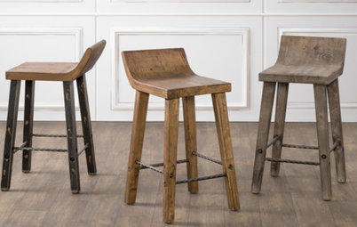 Rustic and Industrial Barstools Under $199