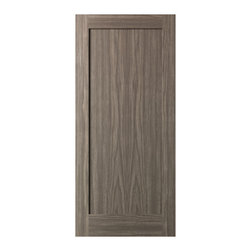 London - 96&rdquo; WALNUT 1-PANEL SHAKER INTERIOR DOOR 1-3/4&rdquo; - Interior Doors