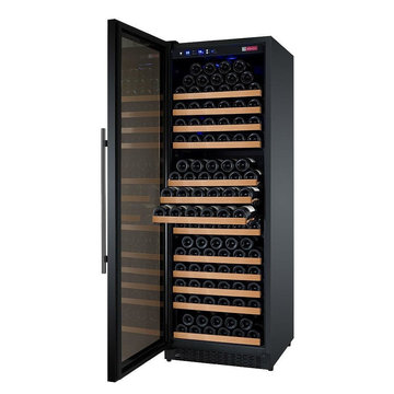 Allavino FlexCount Series 177 Bottle Single Zone Wine Cooler with Black Door & L