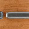Stratum Silver Grey Pull, Polished Chrome
