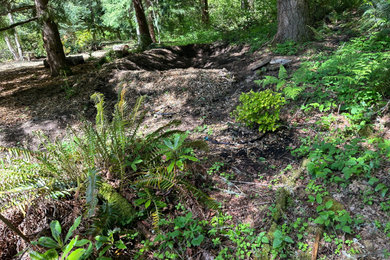 Photo of a rustic landscaping in Portland.