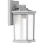Craftmade Lighting - Craftmade Lighting Composite Lanterns - 12" One Light Outdoor Wall Lantern - Craftmade's Composite Lantern collection featuresComposite Lanterns 1 Textured White Frost *UL: Suitable for wet locations Energy Star Qualified: n/a ADA Certified: n/a  *Number of Lights: Lamp: 1-*Wattage:60w A19 Medium Base bulb(s) *Bulb Included:No *Bulb Type:A19 Medium Base *Finish Type:Textured White