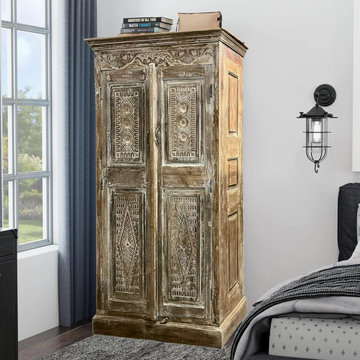 Organic Design with Reclaimed Wood Furniture and Doors