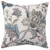 Finders Keepers Blue 18" Throw Pillow