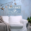 "My Beloved Shack" Painting Print on White Wood, 60"x40"