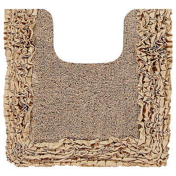 Shaggy Border Collection 20" x 20" Contour in Beige