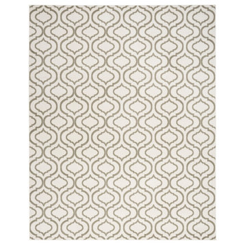 Nourison Jubilant 7'10" x 9'10" Ivory Green Contemporary Indoor Area Rug