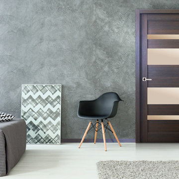 Mirella Vetro Interior Door Wenge