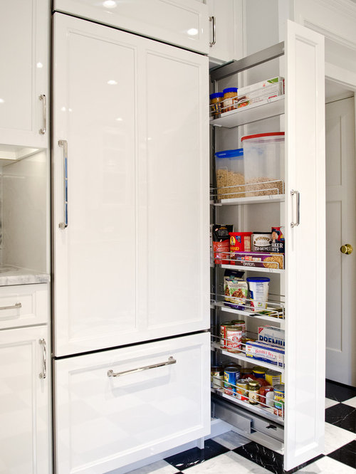 Pull-Out Pantry Cabinet Home Design Ideas, Pictures, Remodel and Decor
