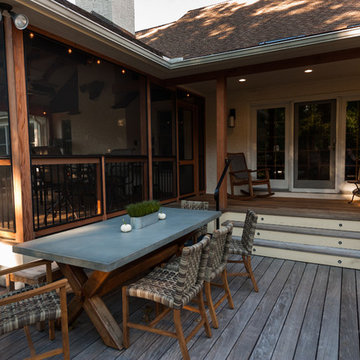 A Back Porch Addition & Deck Made for Sundays