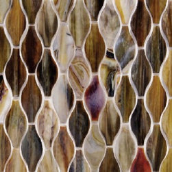 Silhouette glass tile mosaic by Hirsch - Mosaic Tile