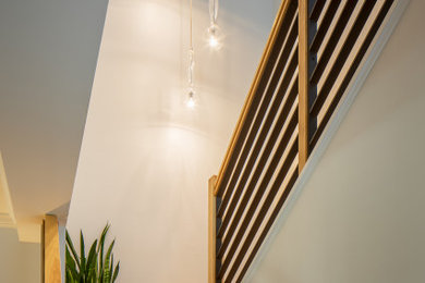Inspiration for a contemporary staircase remodel in Atlanta