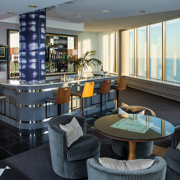 Art deco-inspired party penthouse in Chicago