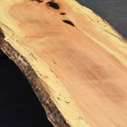 Spalted Maple Single Slab Table #88 - Dining Tables