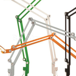 Link Contemporary Table Lamp in Green - Table Lamps