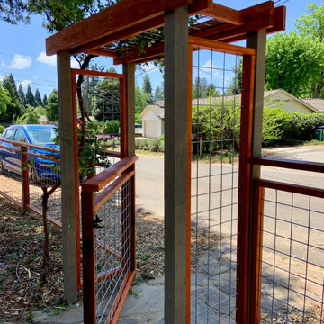 Contemporary update for a 1950s corner lot