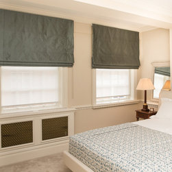 Mansion block flat, Knightsbridge, London - Roman Blinds