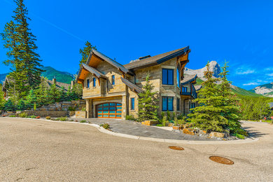 Trendy home design photo in Calgary