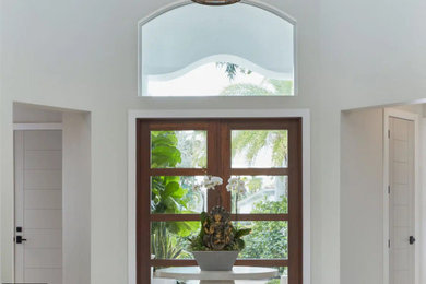 Inspiration for a coastal home design remodel in Miami