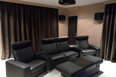 Modern home cinema in Other.