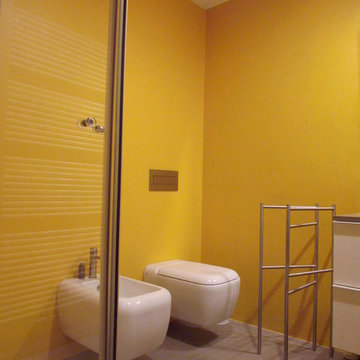 A casa di Elena e Alberto rivestimento in resina