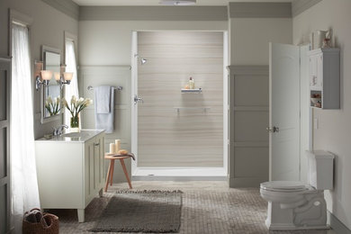 Example of a bathroom design in Other