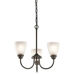 Kichler Lighting - Kichler Lighting 43637OZ Jolie - 18" 27W 3 LED Mini Chandelier - Canopy Included: TRUE Shade Included: TRUE Canopy Diameter: 5.00Color Temperature: 3000CRI: 80* Number of Bulbs: 3*Wattage: 100W* BulbType: A19* Bulb Included: No