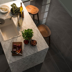 Regal Wave Shadow Black Porcelain Tile - Tile
