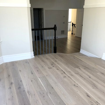 EAST HAMPTON: 8" CHARACTER WHITE OAK WITH 2 COATS BONA WHITE + BONA TRAFFIC HD