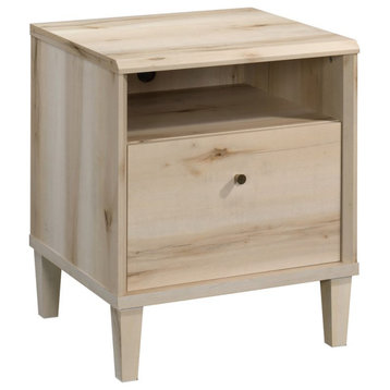 Sauder Willow Place Engineered Wood Nightstand in Pacific Maple