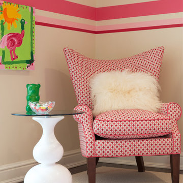 Retro Chic Teen Girls Bedroom