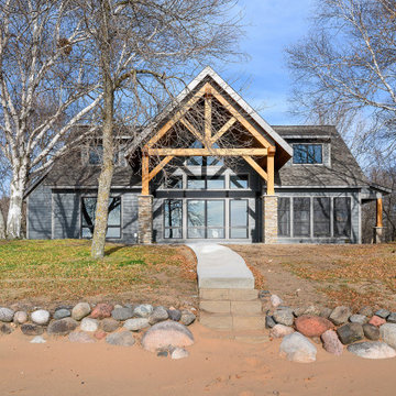 Mille Lacs Lake - 1 1/2 Story Slab w/covered porches