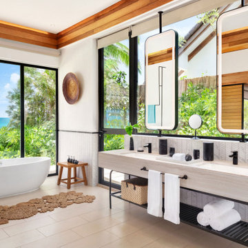 Luxury Hotel Bathroom Project – Custom Solid Surface Bathtubs