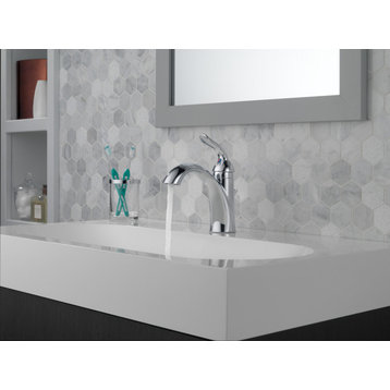 Delta Lahara Single Handle Bathroom Faucet, Chrome, 538-MPU-DST