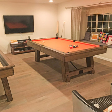Rustic Pool Table and Shuffleboard Los Angeles
