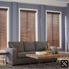 Brown blinds w/white trim?