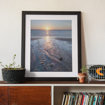 Low Tide Ravine Coastal Sunrise Wall Art Print