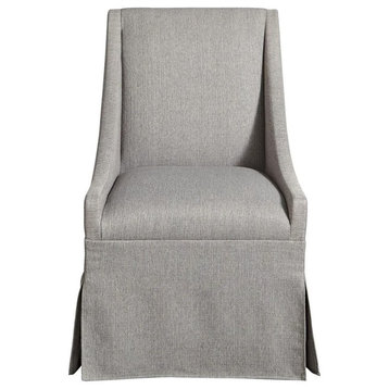 Universal Furniture Modern Townsend Castered Dining Chair, Quartz