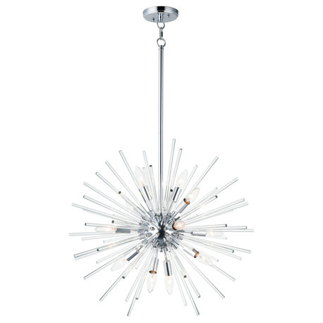 Polaris 23" 12-Light Pendant in Polished Chrome