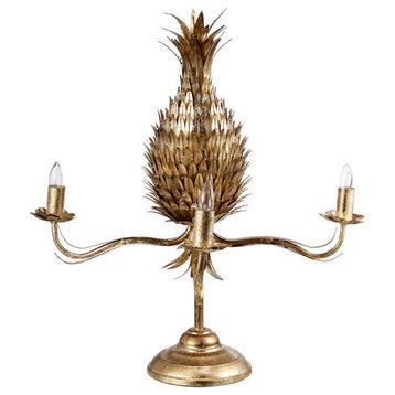 Pineapple Table Lamp 24''x25.5"